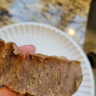 Dry lamb from our gyro.
