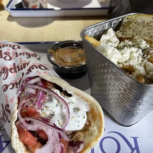 Beef gyro, disappointing. Place use to be top notch