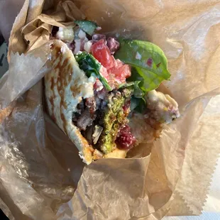 Bobby Signature Bobby Gyro sub Falafel for lamb - 5/2022