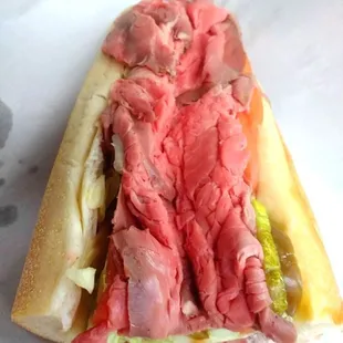 Kovacs -- roast beef hoagie