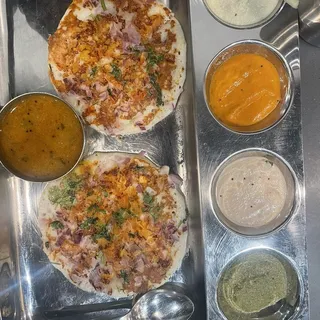 Onion Tomato Uthappam