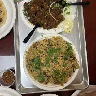 Beef Perathiyathe and Goat Biriyani!