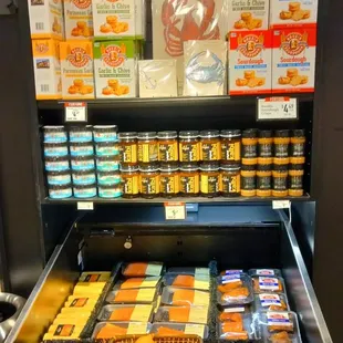 a display of products