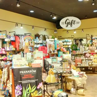 the inside of the store