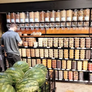 a man in a grocery store