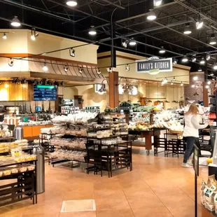 the interior of a grocery store