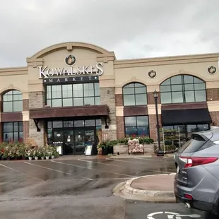 the exterior of the store