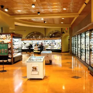 the inside of a grocery store