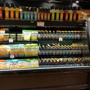 a refrigerated display case