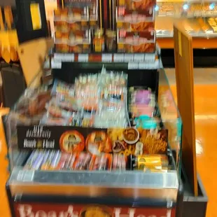 a display of donuts