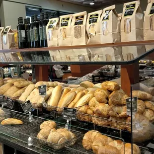 a variety of breads and pastries