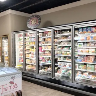 the refrigeration area