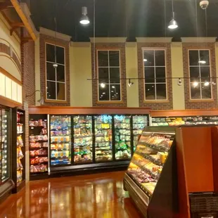 the interior of the store