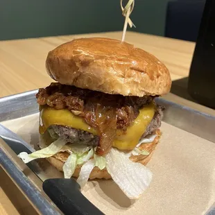 Kimchi burger