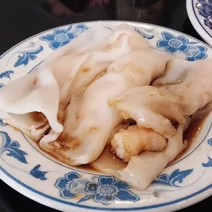 Shrimp rice Noodle rolls