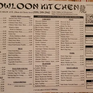 menu, sushi and sashimi