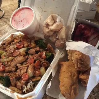 Egg Rolls with Sweet and Sour Sauce