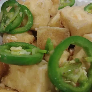 Salt and pepper tofu