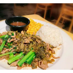 Preserved Pickles and Sliced Pork Daily Special