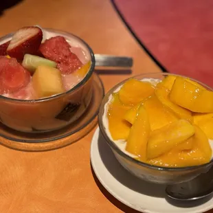 Mango Sago and Mixed Fruit Puree