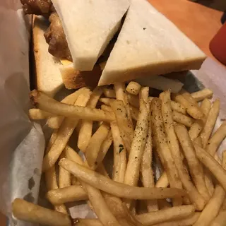 Chicken Steak Sandwich & Fries
