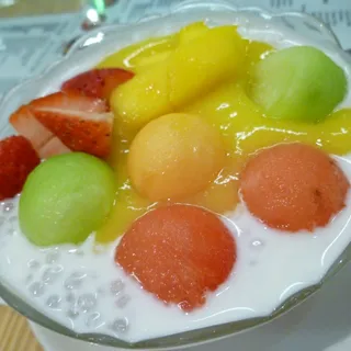 Mixed Fruits Mango Pudding