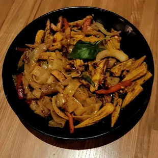 Drunken Noodles, with Chicken