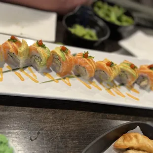 sushi and sashimi, sashimi, sushi, food