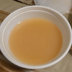 Disappointing Miso Soup.