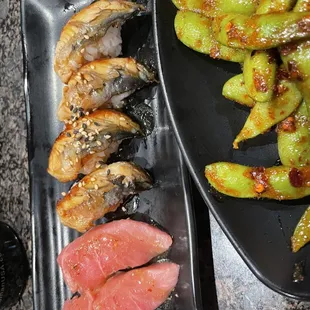 Toro sushi  Eel sushi
