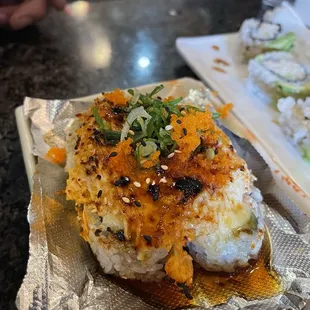 Baked Lobster Roll