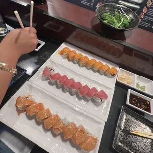 food, sushi and sashimi, sushi, sashimi