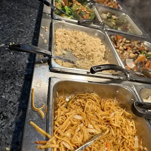 Asian buffet bar