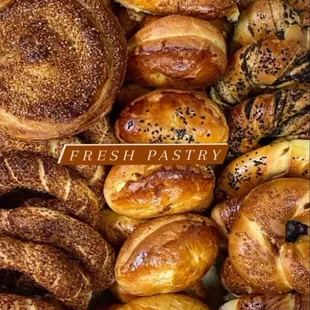 a variety of pastries