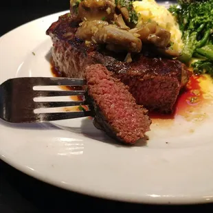 Steak, delicious.
