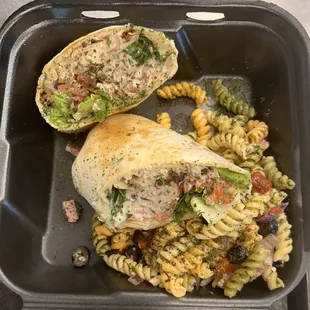 Chicken Alfredo Wrap 
"Wrap it, roll it, and savor the magic."
#wrap #chicken #cheese #alfredosauce