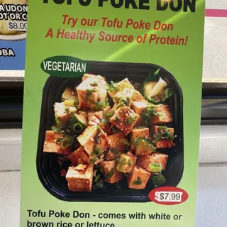 Tofu Poke Don