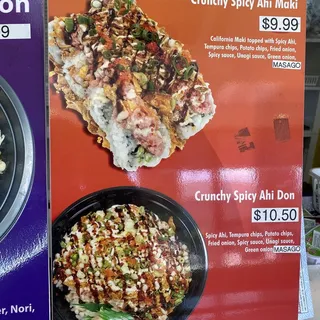 Crunchy Spicy Ahi Maki