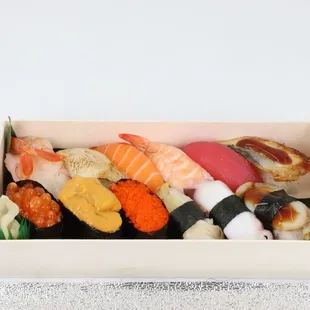a box of sushi