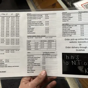 2024 Menu