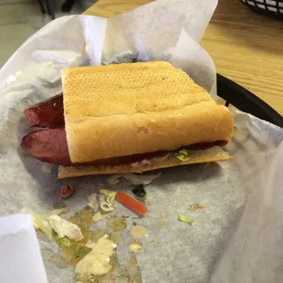 Smoked sausage big boy.