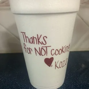 You&apos;re welcome. Your food was tasty!