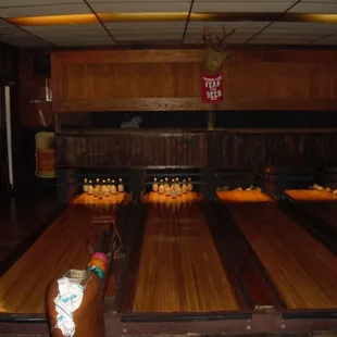 Mini bowl lanes