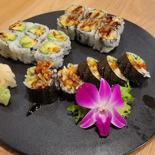 The spider roll was EXCELLENT!