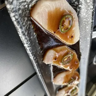 Yellowtail and jalapeño