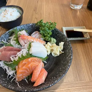 The Chirashi Sushi lunch!!!