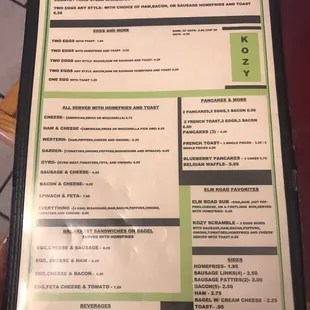 menu, sushi and sashimi