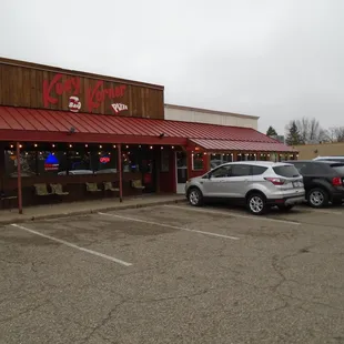 Outside of the building, view looking southeast.