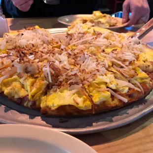 Amazing breakfast Pizza