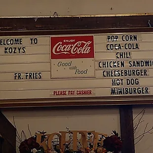 Partially menu, I don't think that's everything but it is some